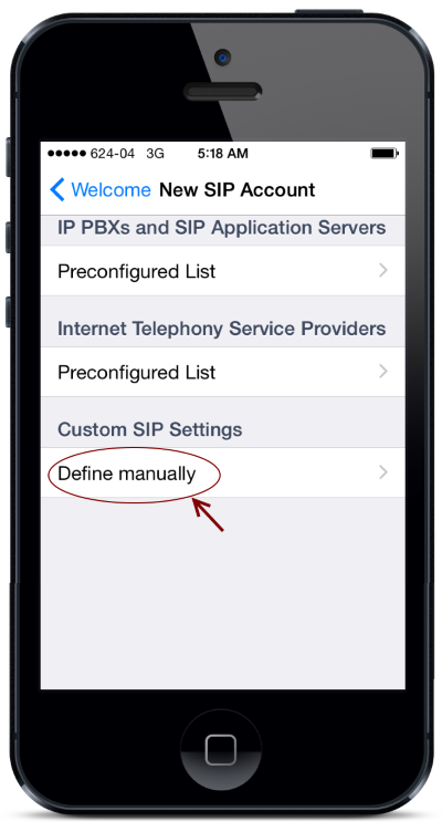 jetphone ios setting